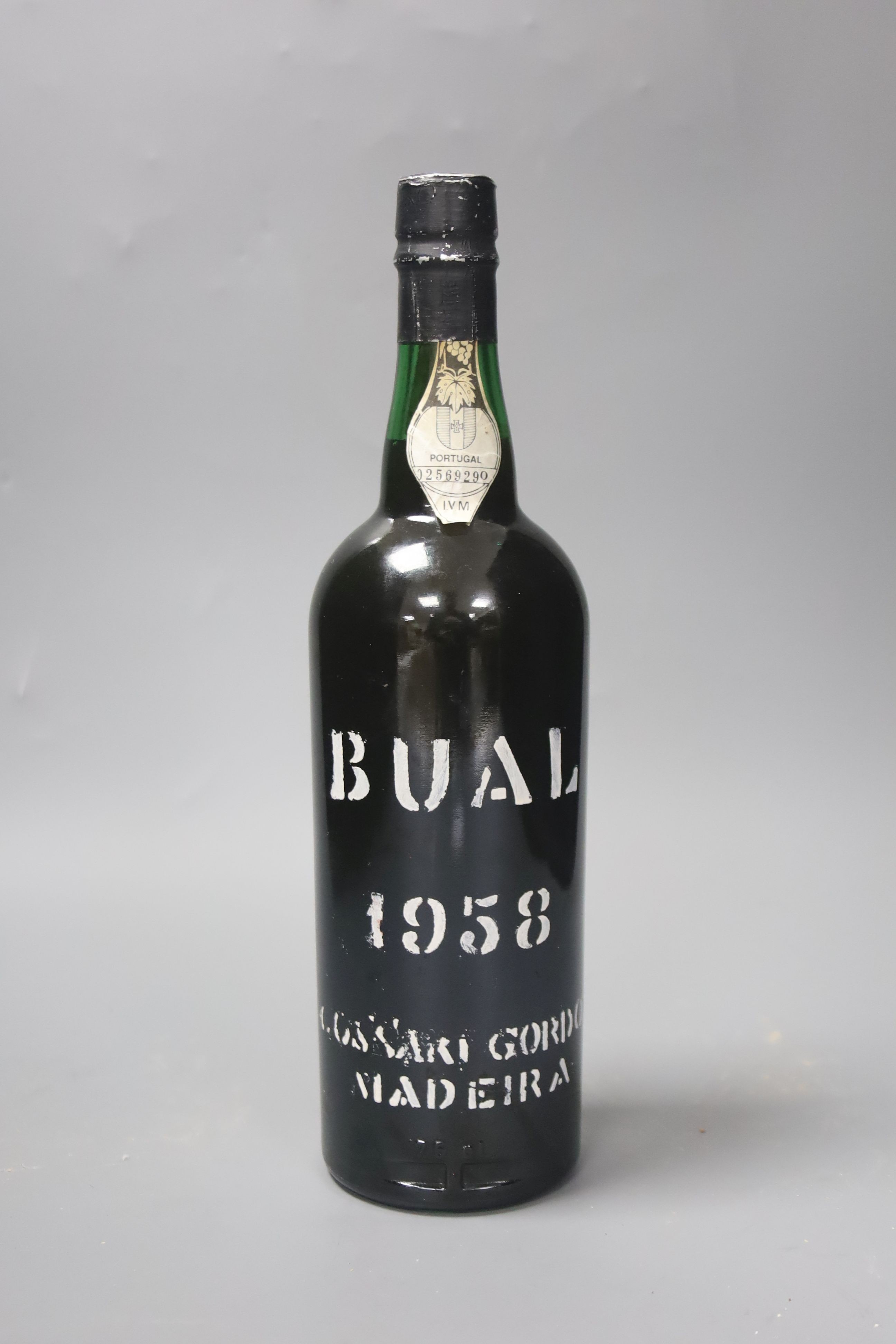 A Cossart Gordon Madeira Bual 1958 vintage